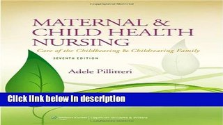 Ebook Maternal and Child Health Nursing: Care of the Childbearing and Childrearing Family Full