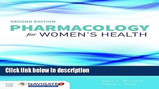 Ebook Pharmacology For Women s Health Free Online