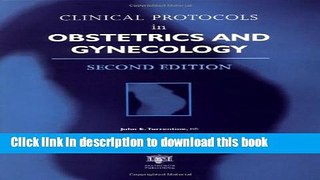 Ebook|Books} Clinical Protocols in Obstetrics and Gynecology, Second Edition Full Online