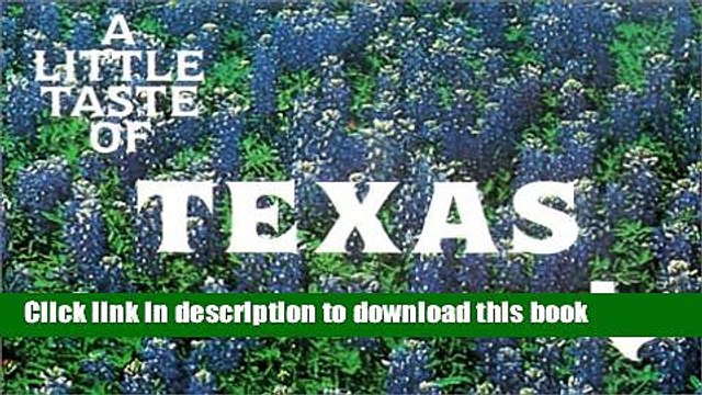PDF A Little Taste of Texas (Flavors of Home) Free Books
