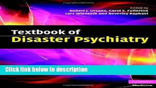 Ebook Textbook of Disaster Psychiatry (Cambridge Medicine) Full Online