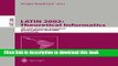 Ebook|Books} LATIN 2002: Theoretical Informatics: 5th Latin American Symposium, Cancun, Mexico,