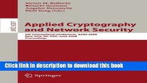 Ebook|Books} Applied Cryptography and Network Security: 6th International Conference, ACNS 2008,
