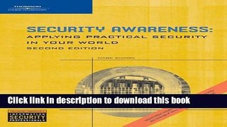 Books Security Awareness: Applying Practical Security in Your World Full Online