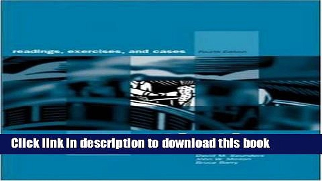 [Read PDF] Negotiation: Readings, Exercises, and Cases / Roy J. Lewicki ... Et Al Download Free
