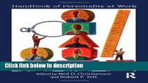 Ebook Handbook of Personality at Work (Applied Psychology Series) Full Online