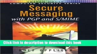 Ebook Secure Messaging with PGP and S/MIME Full Online