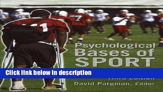 Books Psychological Bases of Sport Injuries Full Download