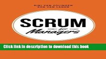 Ebook Scrum For Managers: Management Secrets To Building Agile   Results-Driven Organizations by