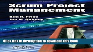 Ebook Scrum Project Management by Kim H. Pries (2010-08-17) Free Online