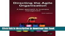 Ebook Directing The Agile Organisation A Lean Approach To Business Management Leybourn Evan - 