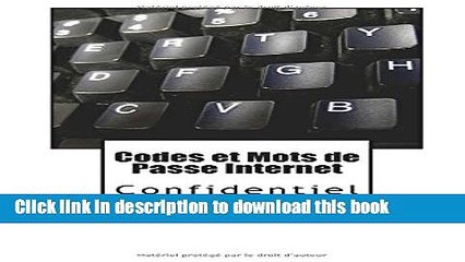 Ebook Codes et mots de passe Internet Free Download