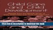 Books Child Care and Child Development: Results from the NICHD Study of Early Child Care and Youth