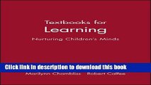 Books Textbooks for Learning: Nurturing Children s Minds Free Online