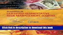 [Read PDF] Readings in Certified Quantitative Risk Management (CQRM): Applying Monte Carlo Risk