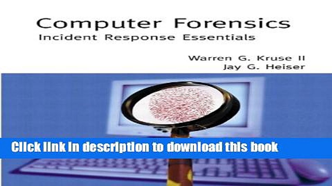 Books Computer Forensics: Incident Response Essentials Full Online