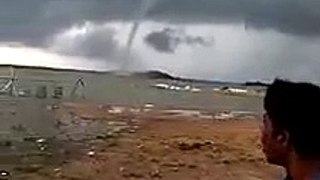 Water Cyclone in Karimnagar District | Tornado in Karimnagar Dam