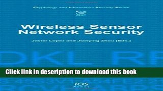 Ebook Wireless Sensor Network Security Free Online