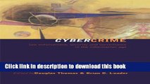 Ebook Cybercrime: Security and Surveillance in the Information Age Full Online