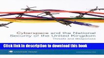 Books Cyberspace and the National Security of the United Kingdom: Threats and Responses Free