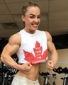 world fitness Eleonora Dobrinina Ripped Muscles
