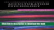 Books The Cambridge Handbook of Acculturation Psychology (Cambridge Handbooks in Psychology) Full