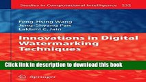 Ebook|Books} Innovations in Digital Watermarking Techniques (Studies in Computational