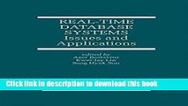 Ebook|Books} Real-Time Database Systems: Issues and Applications (The Springer International