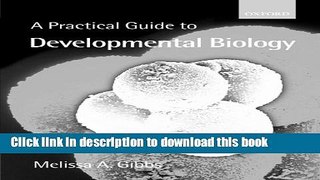Ebook A Practical Guide to Developmental Biology Full Online
