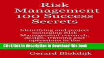 Ebook Risk Management 100 Success Secrets - Identifying and project managing Risk Management