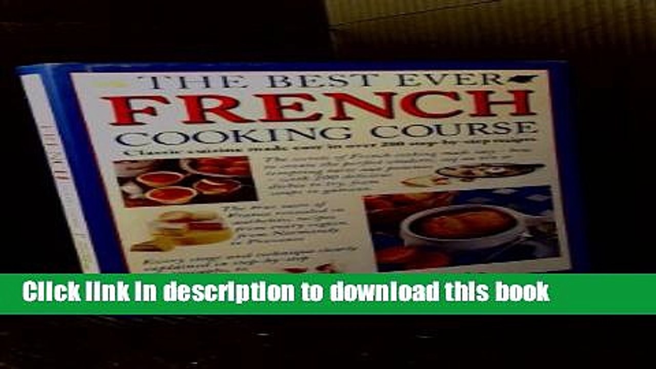 Download  The Best Ever French Cooking Course  Online