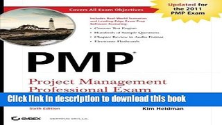 Books PMP Project Management Professional Exam Study Guide Free Download