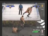 smackdown vs raw 2007 undertark vs big show/khali (handicap)