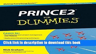 Books PRINCE2 For Dummies Free Online