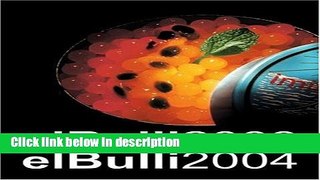Books El Bulli 2003-2004 Full Online