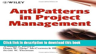 Books AntiPatterns in Project Management Full Online