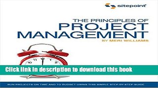 Books The Principles of Project Management (SitePoint: Project Management) Free Download