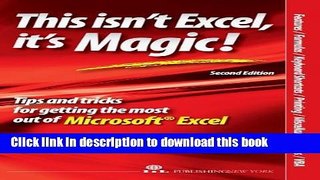 Books This Isn t Excel, It s Magic! Free Online
