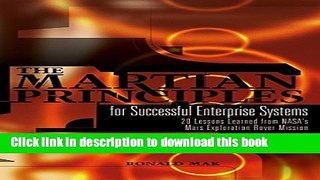 Ebook The Martian Principles for Successful Enterprise Systems: 20 Lessons Learned from NASAs Mars