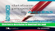 Ebook Advanced Database Projects in Access. Ian Rendell   Julian Mott Full Online