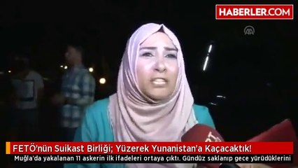 FETÖ'nün Suikast Birliği: Yüzerek Yunanistan'a Kaçacaktık!