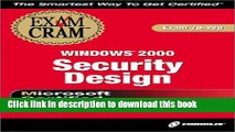 Books MCSE Windows 2000 Security Design: Exam 70-220 Free Online