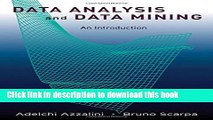 [Read PDF] Data Analysis and Data Mining: An Introduction Ebook Free