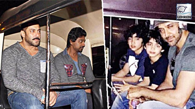 Salman Khan Hrithik Roshan John Abraham Rides Auto