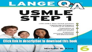 Ebook Lange Q A USMLE Step 1, Sixth Edition Full Online