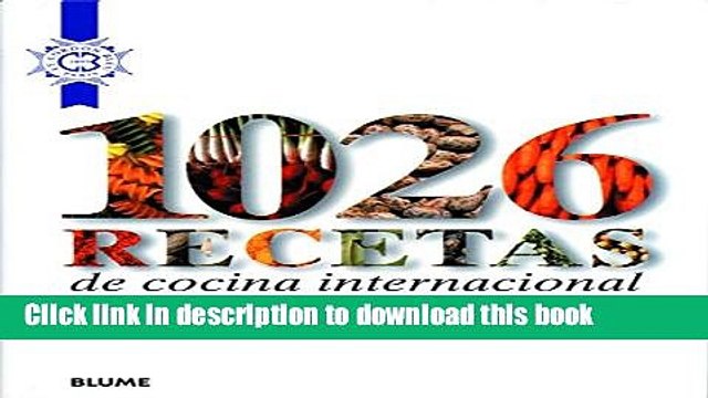 Download 1026 recetas de cocina internacional (Spanish Edition) Online