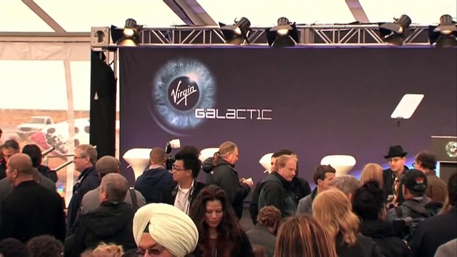 Presentación del primer SpaceShipTwo de Virgin Galactic en el año 2009