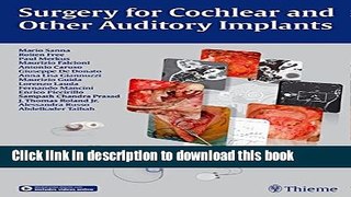 Books Surgery for Cochlear and Other Auditory Implants Full Download