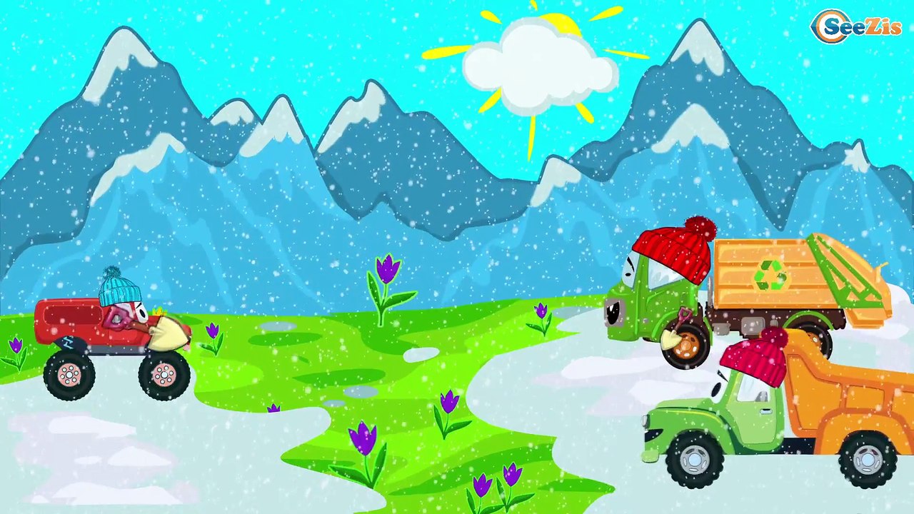 Мультфильмы для Детей - Грузовик, Монстр Трак и...