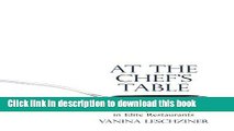 Ebook At the Chef s Table: Culinary Creativity in Elite Restaurants Free Online